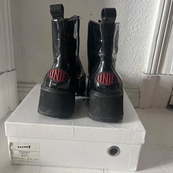 UNIF Dada Chunky Boots Sz 7 - Picture 4 of 8